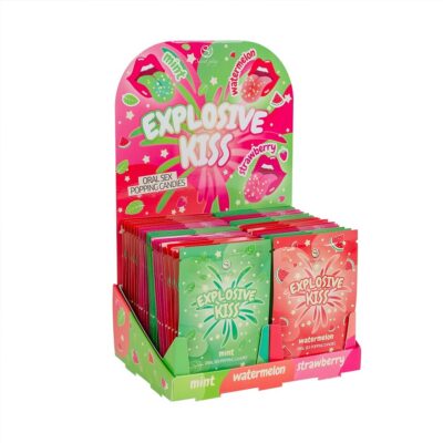 Explosive Kiss Popping Candies Display (48 Units)
