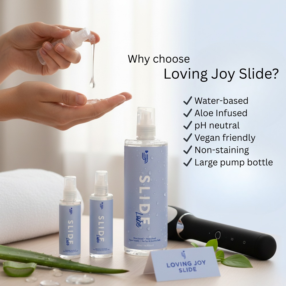 Loving Joy Slide Water-Based Lubricant 500ml - Image 7