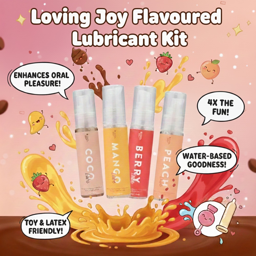 Loving Joy Flavoured Lubricant Set (4 Pack) - Image 7