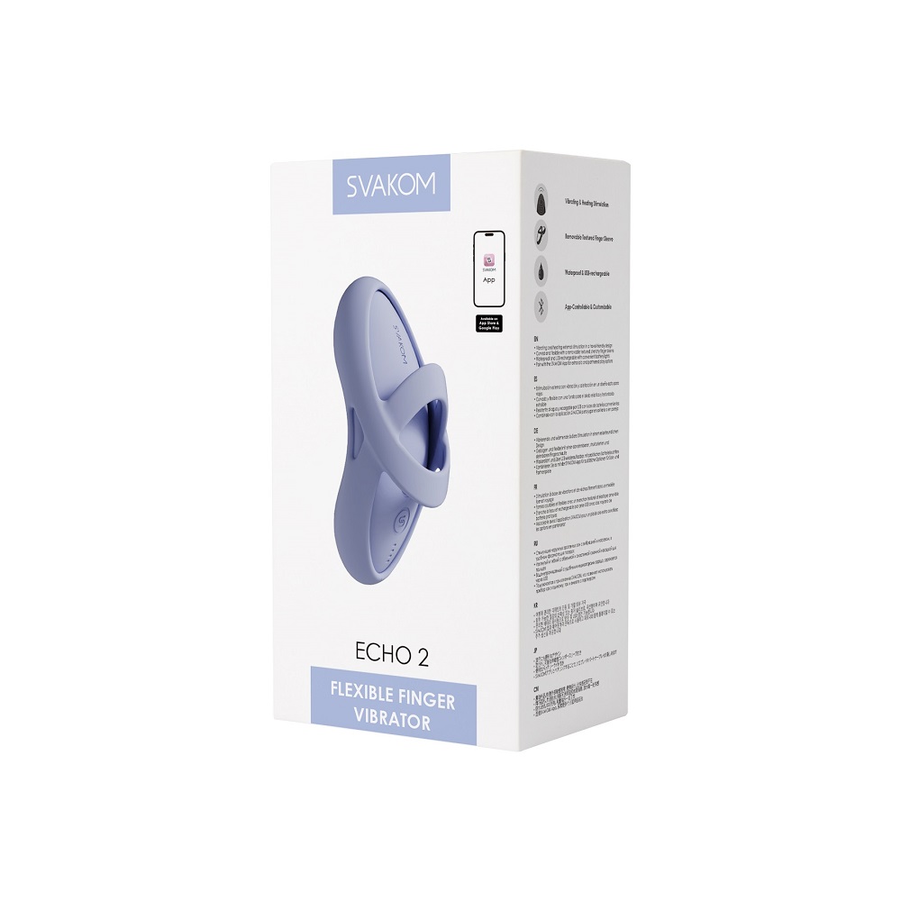 Svakom Echo 2 Finger Vibrator Blue - Image 8