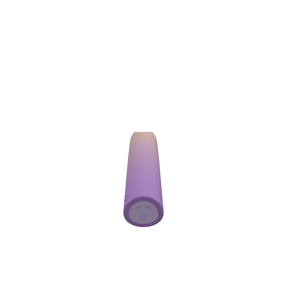 Party Color LIPPY Rechargeable Bullet Vibrator Purple - Image 5