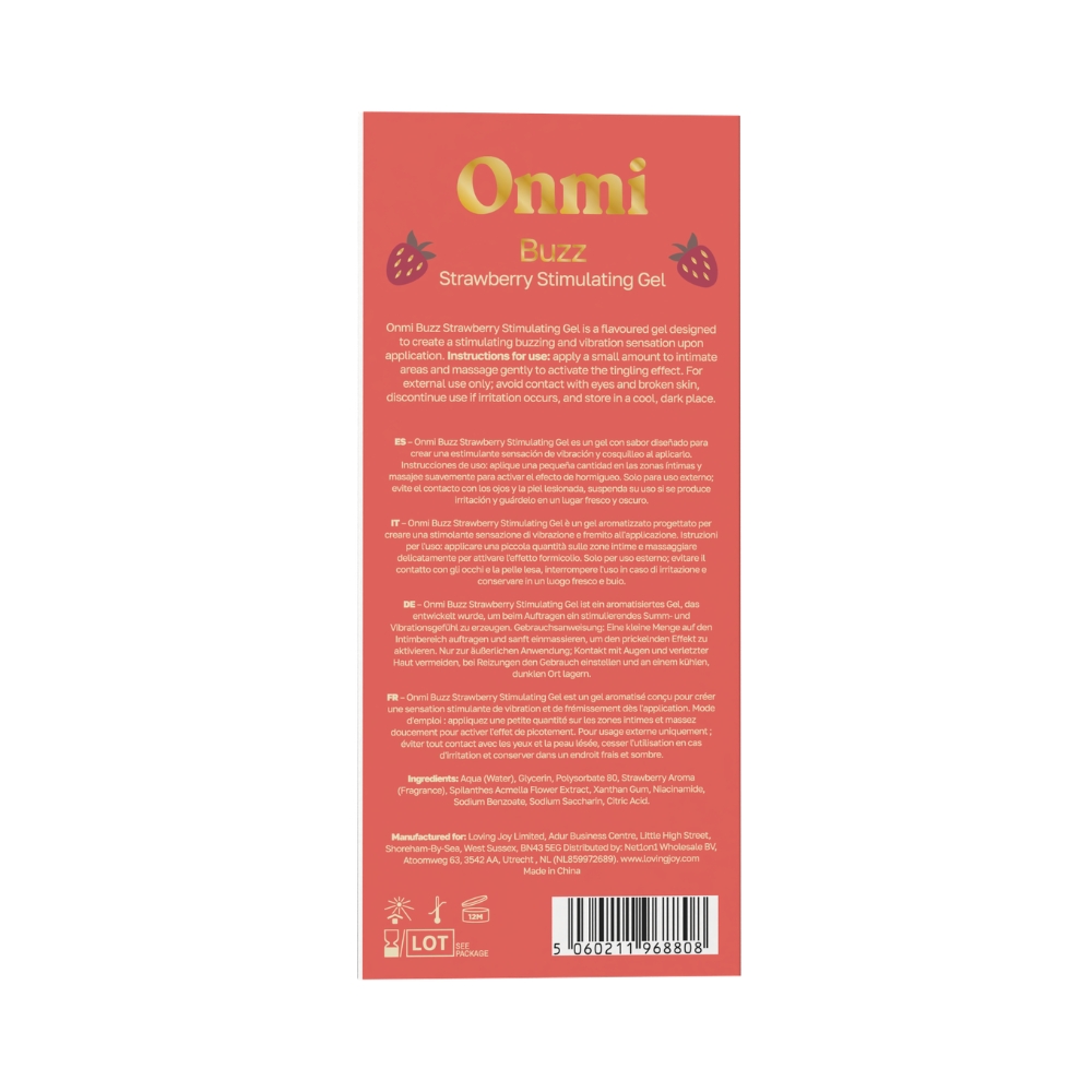 Onmi Buzz Strawberry Liquid Vibrator - Image 5
