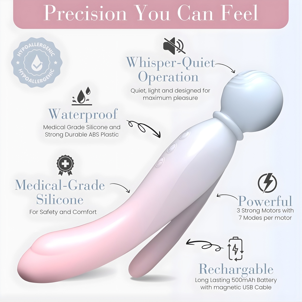 MYLO 3-in-1 Body Wand Massager Air — view 3