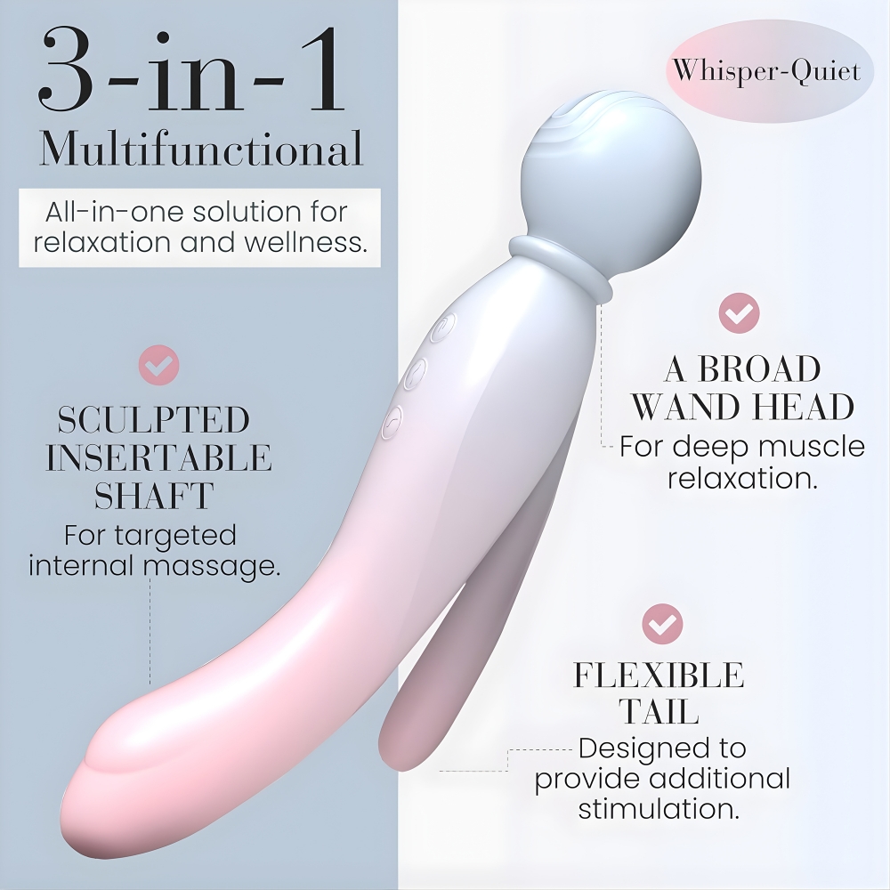 MYLO 3-in-1 Body Wand Massager Air — view 4