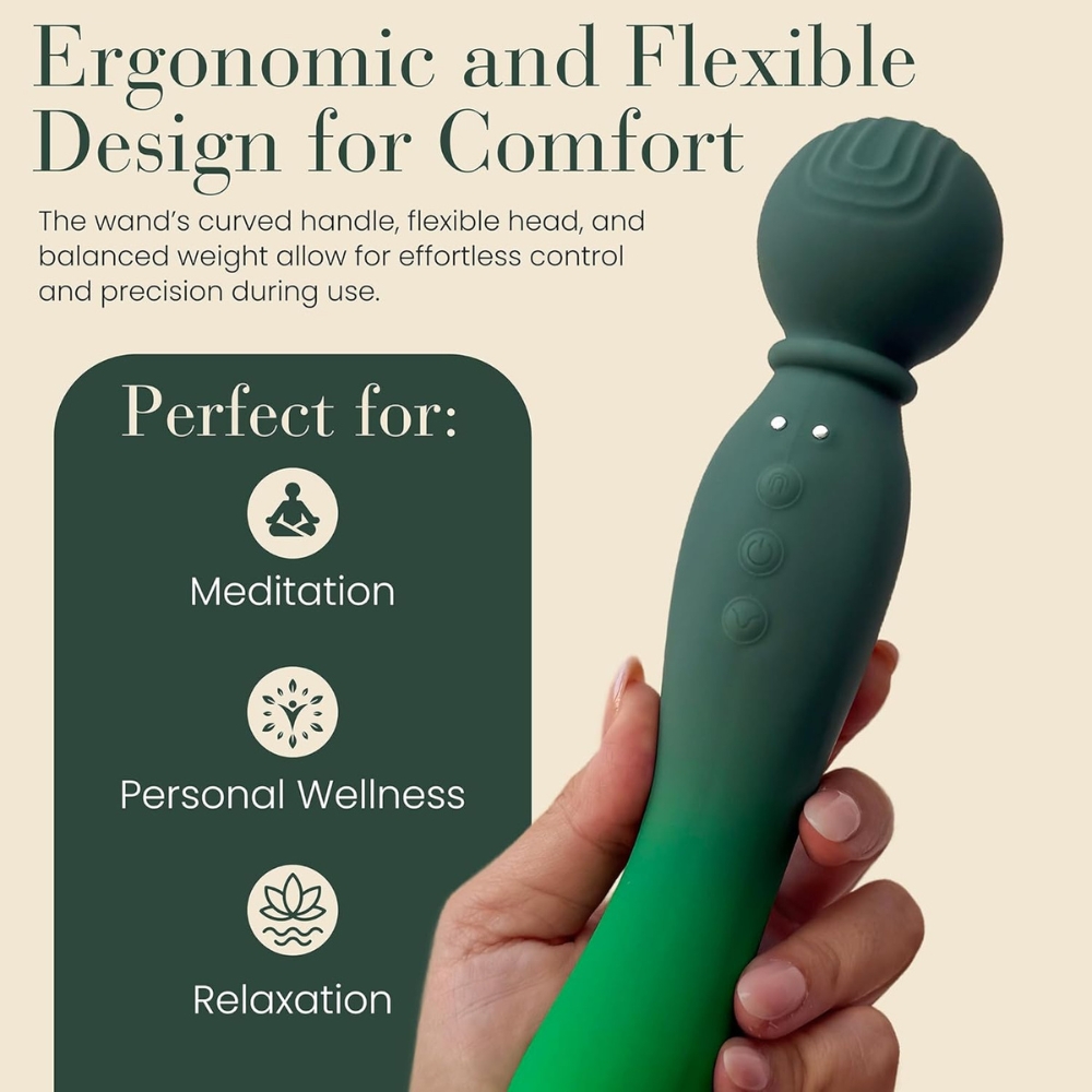 MYLO 3-in-1 Body Wand Massager Earth — view 4