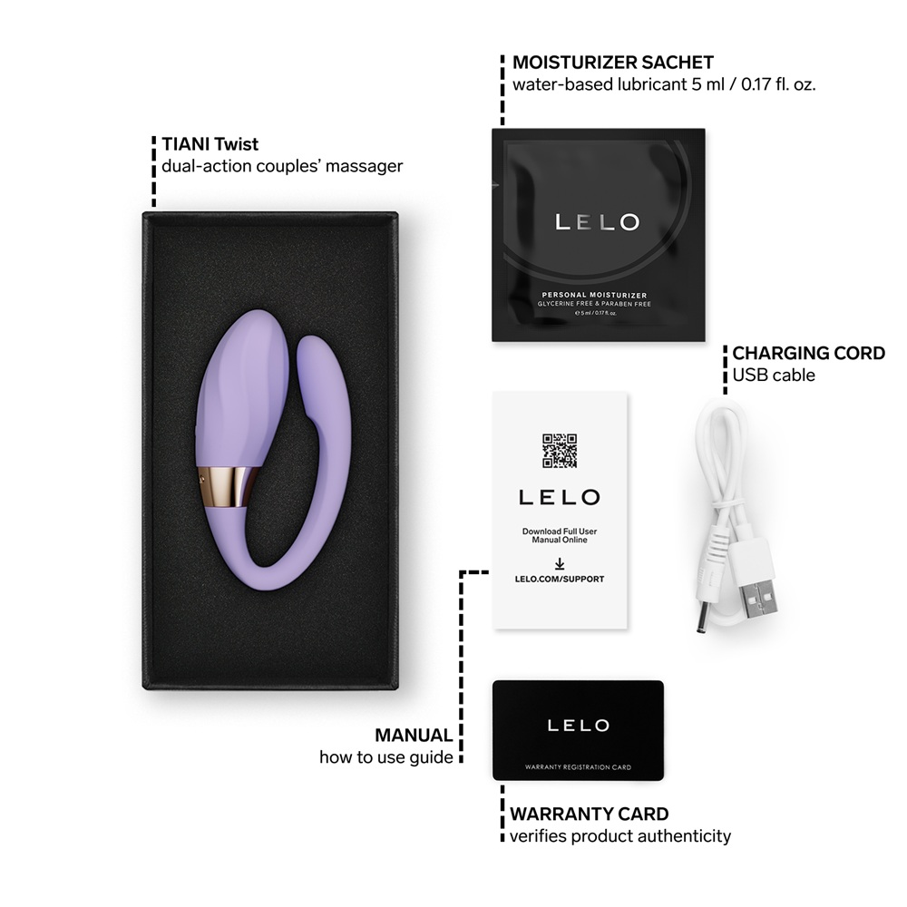 LELO Tiani Twist Couples Massager Lavender - Image 7