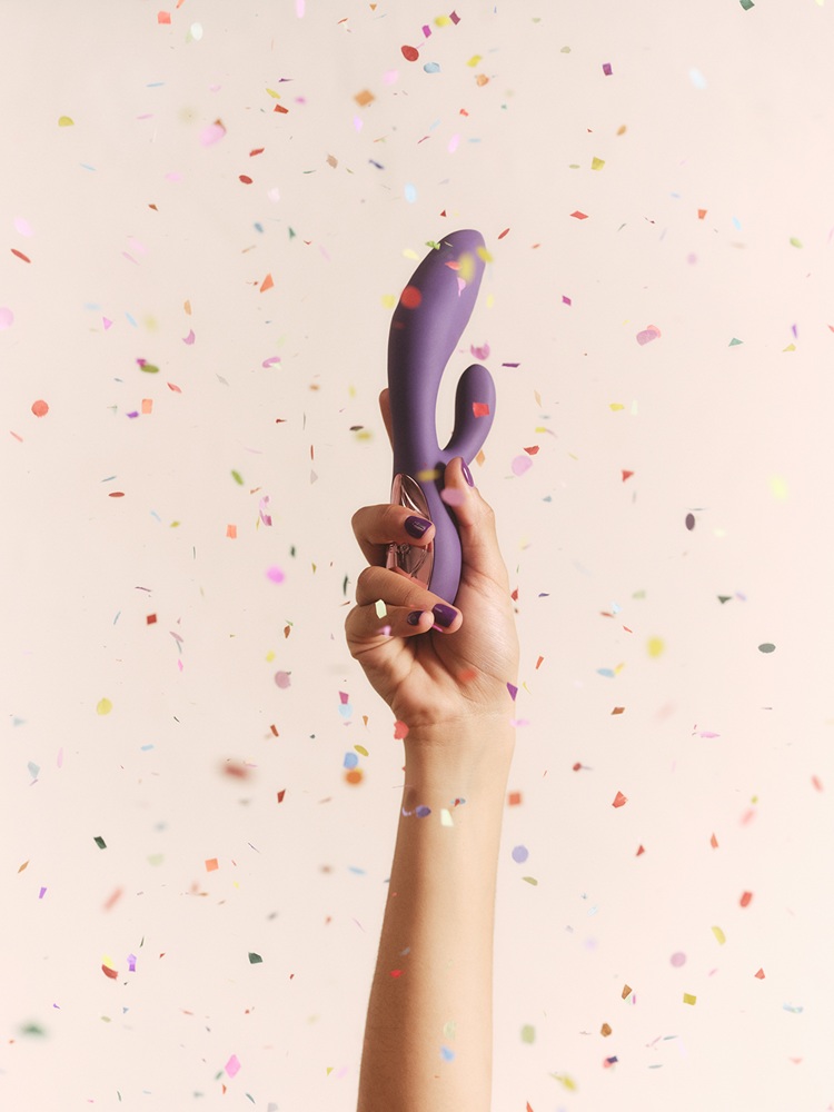 LELO Ina Thrust Thrusting Rabbit Vibrator Purple Twilight - Image 9