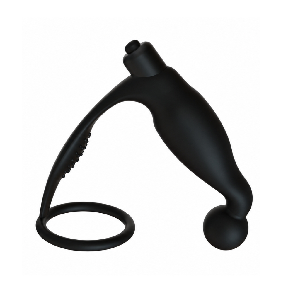 Rev Pinpoint Vibrating Prostate Massager with Cock Ring - Image 5