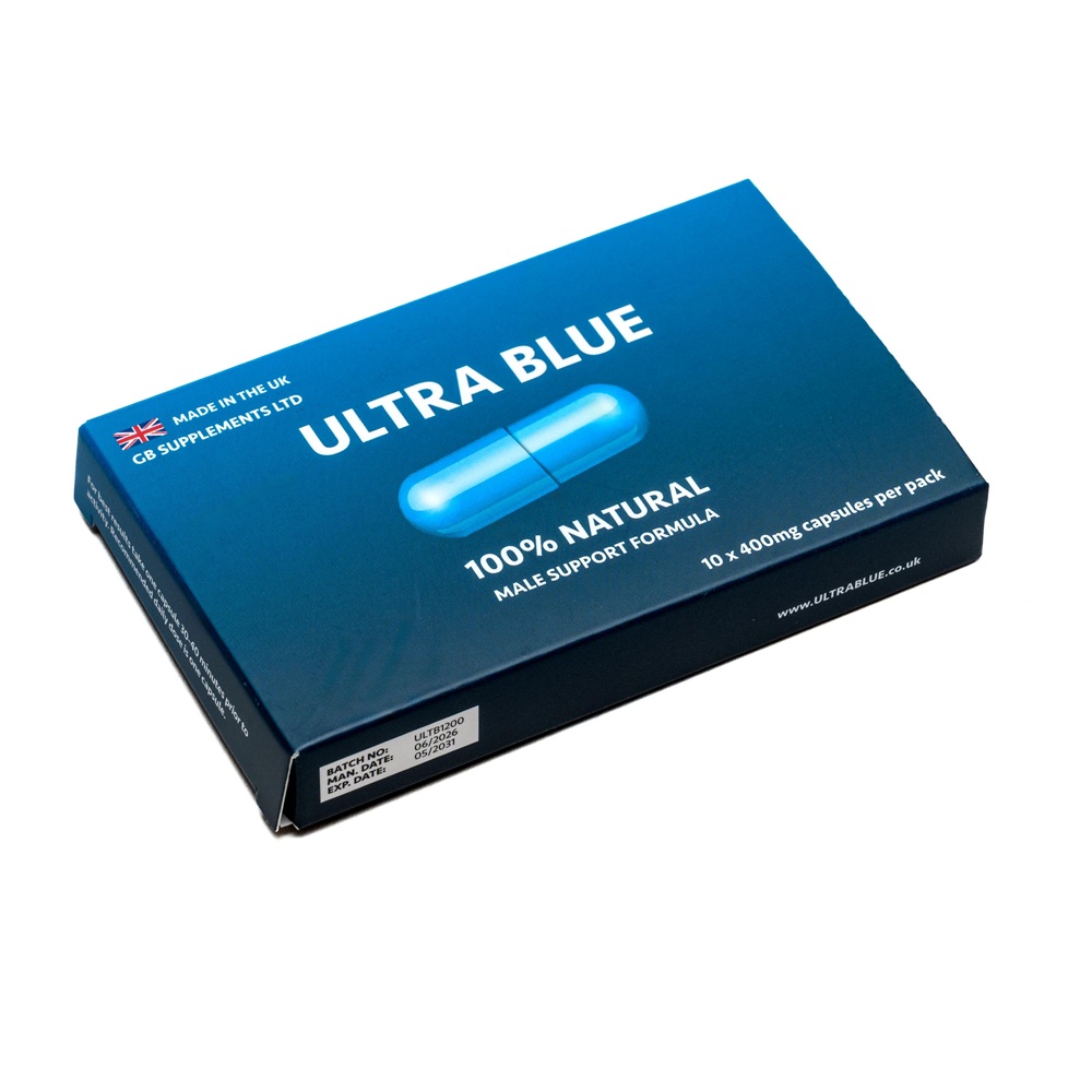 Ultra Blue Male Support 10 Capsule Pack - Image 2