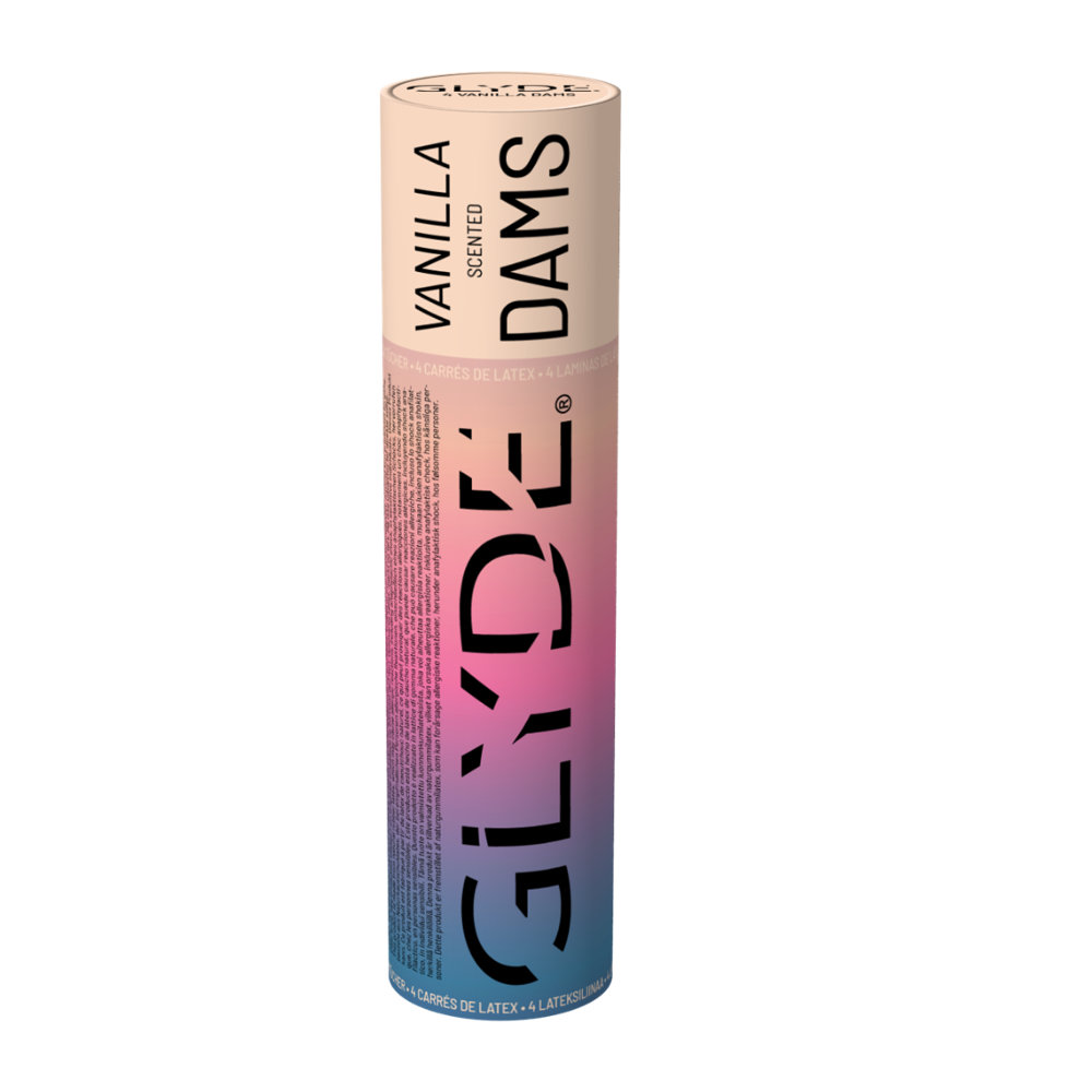 Adult Product 18+ - Sheer Glyde Vegan Dams Vanilla Flavour 4 Pack - Anal Play - KS Store