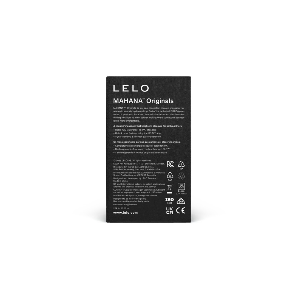 Lelo Originals MAHANA Couples Massager - Image 6